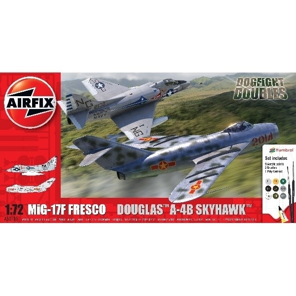 Airfix Mig 17F Fresco Douglas A-4B Skyhawk Dogfight Doubl