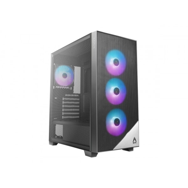 AZZA Aero Tower Extended ATX No power supply Black