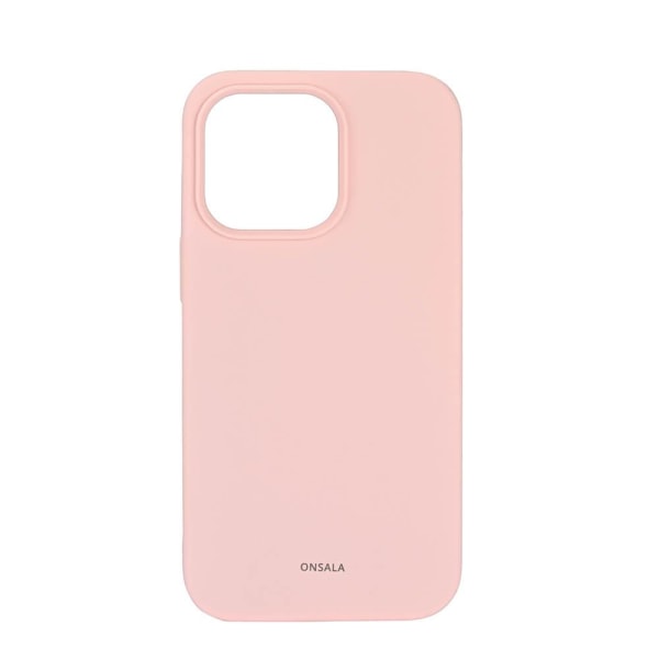 ONSALA Mobilcover Silikone Chalk Pink - iPhone 13 Pro Rosa