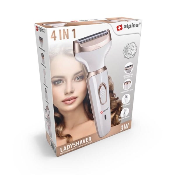 ALPINA Ladyshaver 4In1 hvid