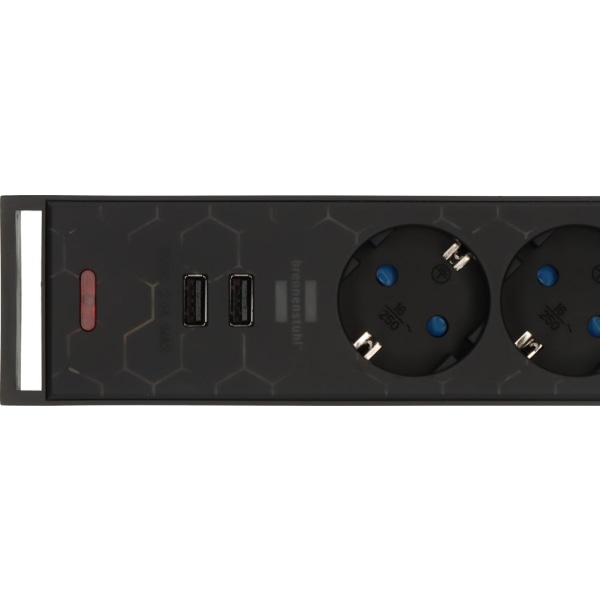 Brennenstuhl Gamingstik GSL 05 5-vejs med 2 USB-opladningsfunkti