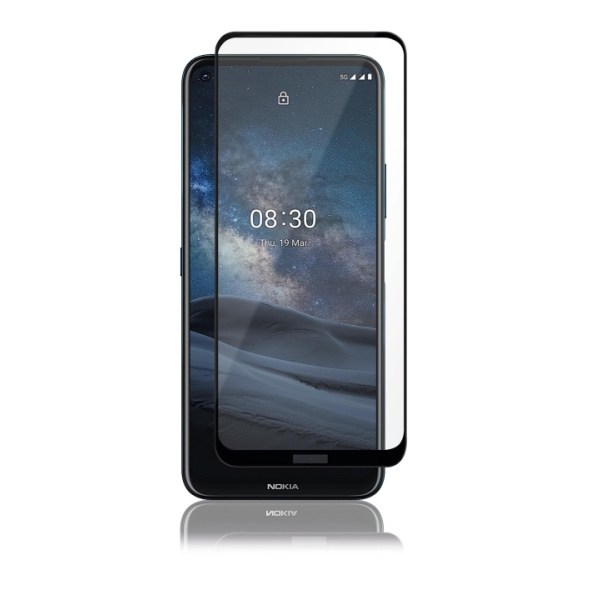 panzer Nokia 8.3 5G Full-Fit Glass Black Transparent,Svart