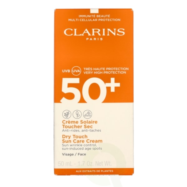 Clarins Dry Touch Sun Care Cream SPF50+ 50 ml Ansigt