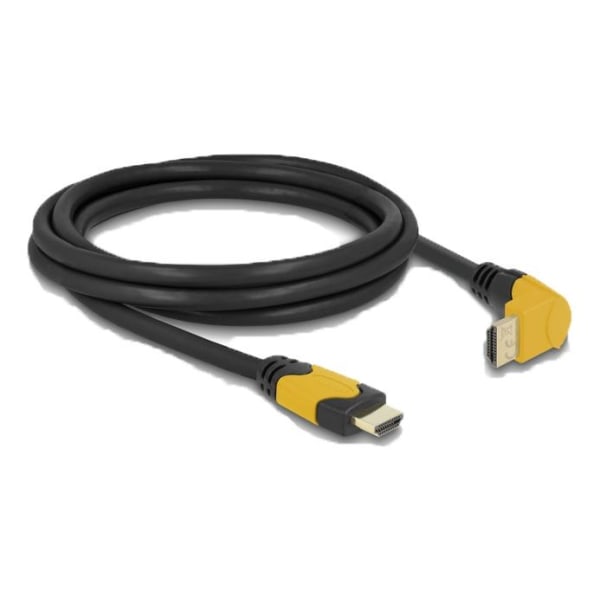 Delock High Speed HDMI kabel hane rak till hane 90° uppåtvinklad