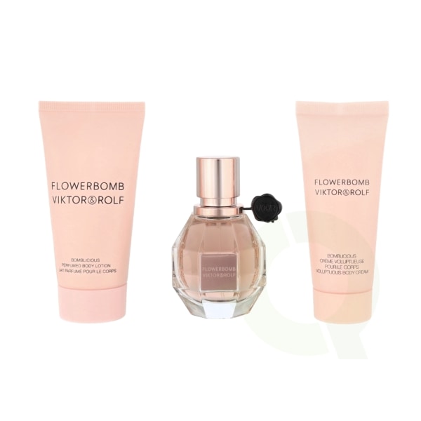 Viktor & Rolf Flowerbomb Giftset 120 ml Edp Spray 30ml/Body Loti