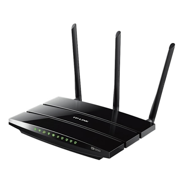 TP-Link AC1200 wireless VDSL/ADSL modem router, 5GHz 867Mbps, black Sort