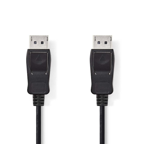 Nedis Displayport kabel | DisplayPort Han | DisplayPort Han | 4K@60Hz | Nikkelplateret | 3.00 m | Runde | PVC | Sort | Box