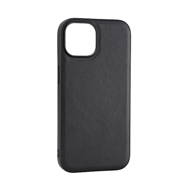 Buffalo Cover PU MagSeries Sort - iPhone 15 Svart