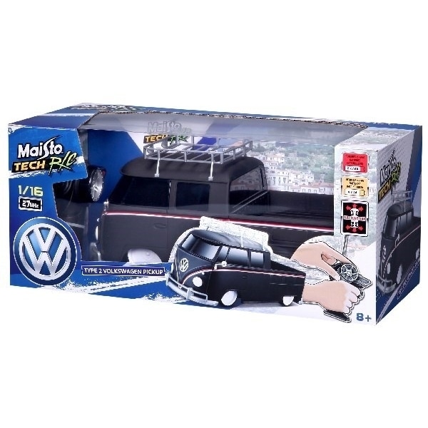 Volkswagen Pick up Type 2 1:16 27/40Mhz matt black