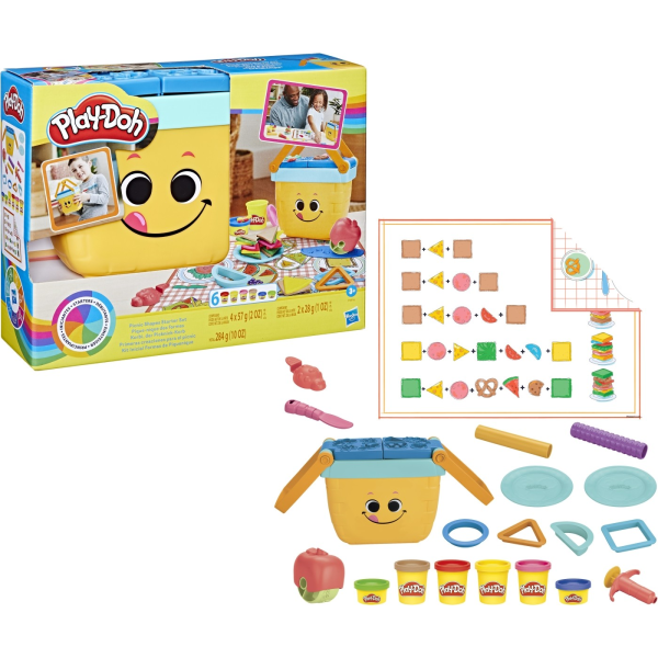 PLAY-DOH Picnic Shapes Starter Set -muovailuvahasetti