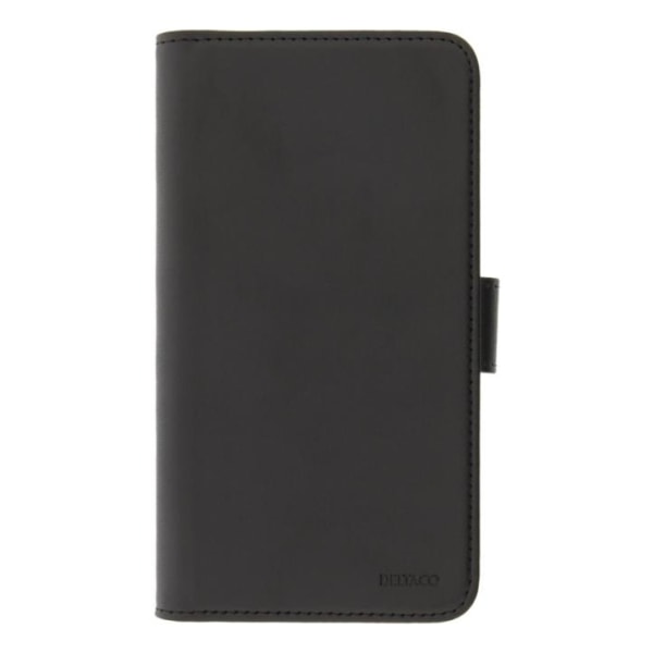 DELTACO wallet case 2-in-1, iPhone 12 Pro Max, magnetic back cov Svart