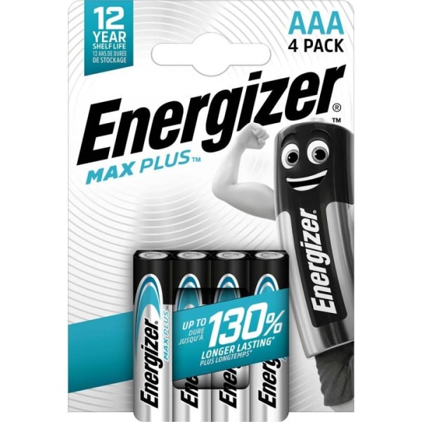 Energizer Alkaliparisto AAA | 1.5 V DC | 4 - Läpipainopakkaus
