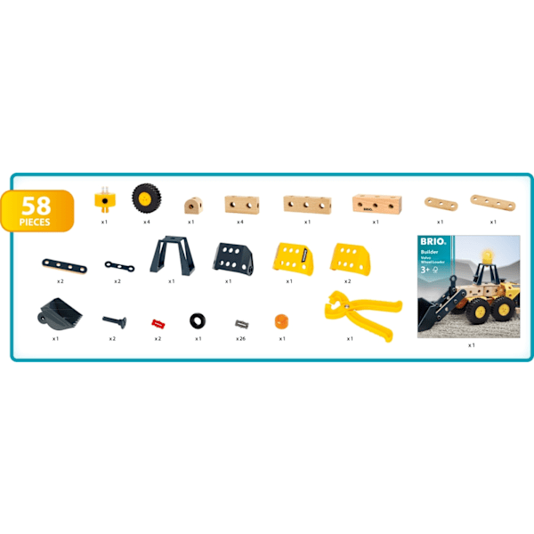BRIO Builder 34598 - Volvo pyöräkuormaaja
