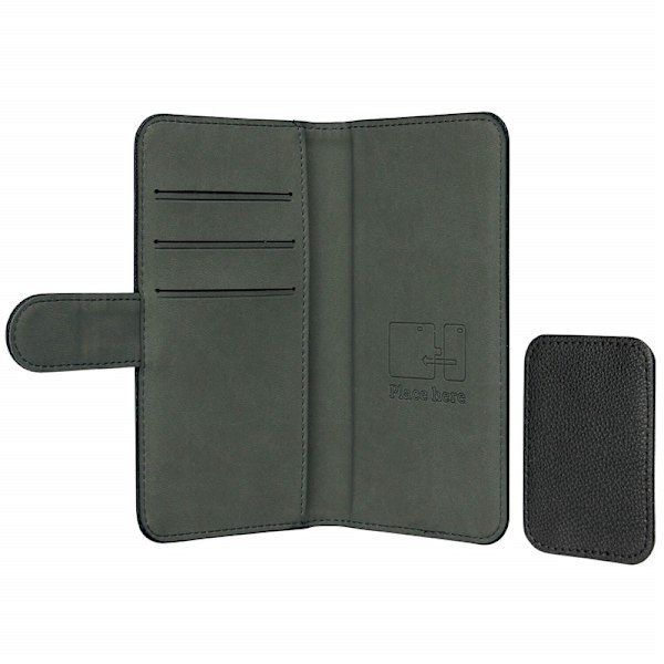 GEAR Wallet Universal Lim/Magnet Medium Sort Svart
