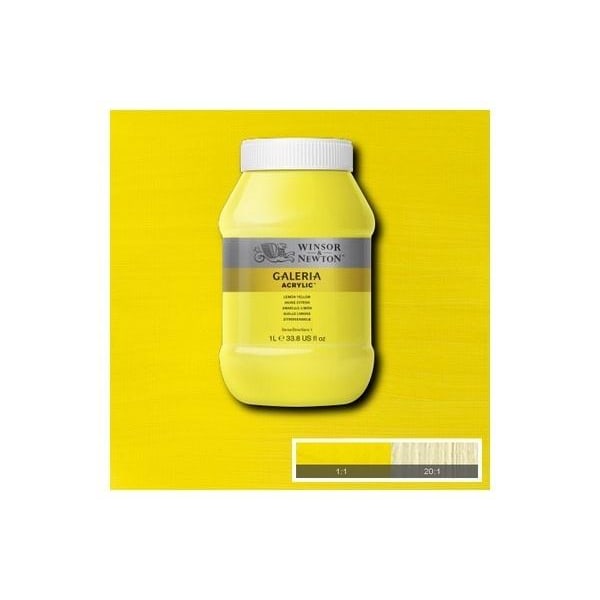 WINSOR Galeria Acrylic 1L Lemon Yellow 346