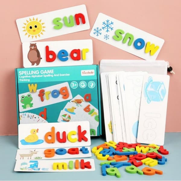 Lär dig engelska - stavningsspel för barn