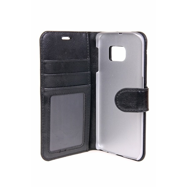 GEAR Wallet Exclusive  Sort - Samsung S6 Edge Svart
