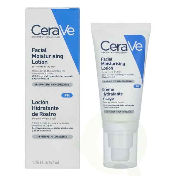 Cerave Facial Moisturising Lotion 52 ml For Normal To Dry Skin