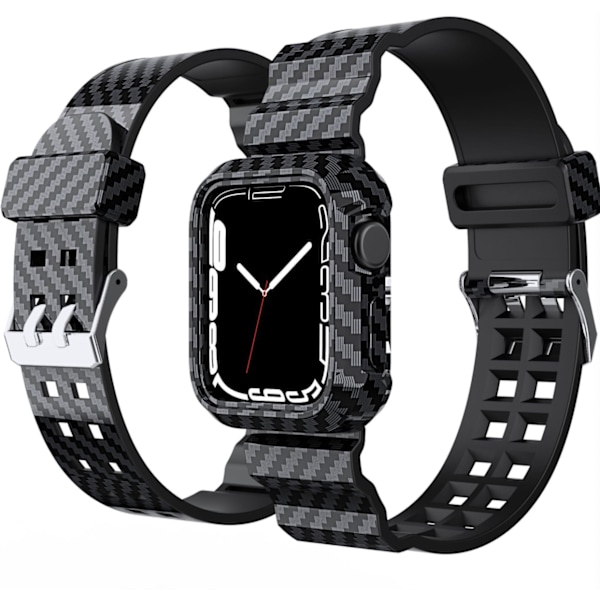 Erstatningsrem til Apple Watch 42/44/45mm, Sort