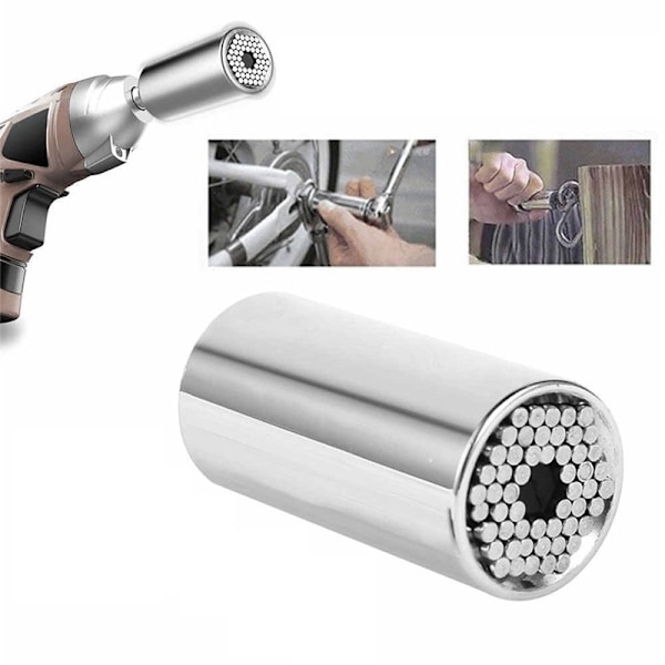 Supersmart Multihylsa med greppområde 7-19mm