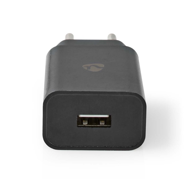 Nedis Väggladdare | 12 W | Snabbladdnings funktion | 1x 2.1 A A | Antal utgångar: 1 | USB-A | Micro USB (Lös) Kabel | 1.00 m | Single Voltage Output