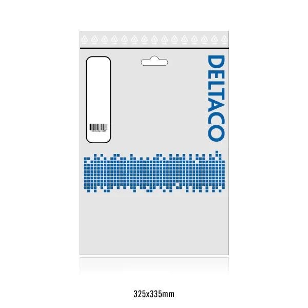 DELTACO DisplayPort monitorikaapeli, 20-pin ur - ur, 20m, valk.