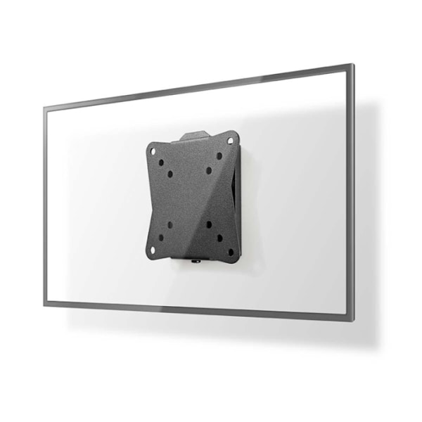 Nedis Fast TV Vægbeslag | 13 - 27 " | Maksimal vægt: 30 kg | Minimum vægafstand: 20 mm | Stål | Sort Sort