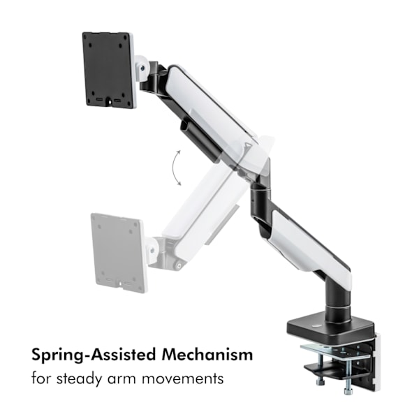 LogiLink Gaming-monitorarm 17-32 med belysning  Svart/Vit