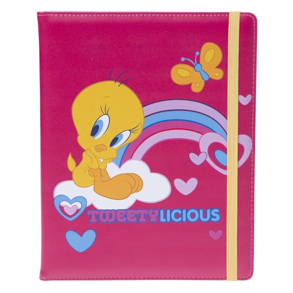 TWEETY Tabletfodral Folio 10-11" Universal Rosa