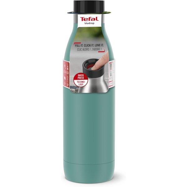 Tefal Bludrop Basic dricksflaska, 0,7 L, grön