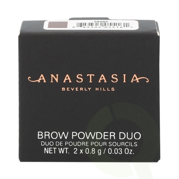 Anastasia Beverly Hills Brow Powder Duo 1.6 gr Ebony/2x 0,8gr