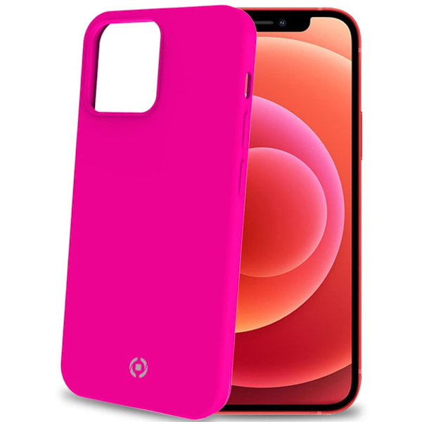 Celly Cromo Soft rubber case iPhone 13 Fluo Pink Rosa