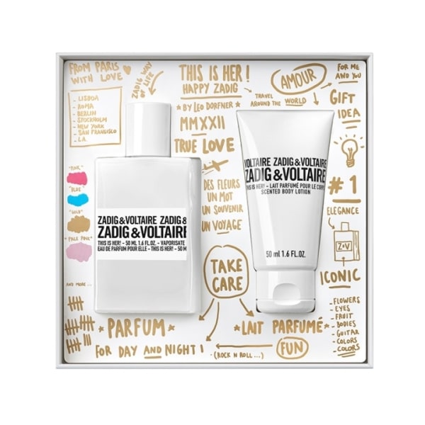 Zadig & Voltaire Giftset Zadig & Voltaire This Is Her Edp 50ml +