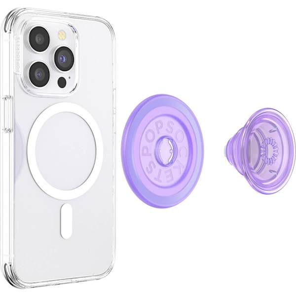 PopSockets PopGrip för Magsafe Lavender Translucent