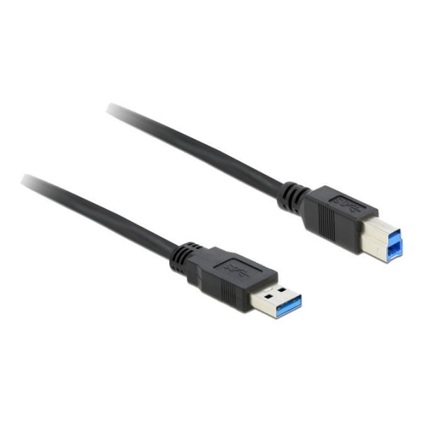 Delock Cable USB 3.0 Type-A male > USB 3.0 Type-B male 0.5 m bla