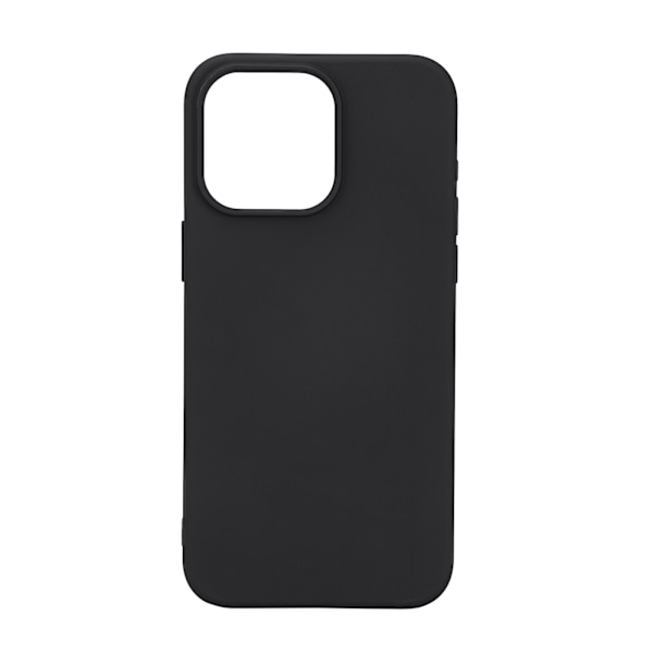 Essentials iPhone 15 Pro Max silikone bagcover, sort Svart