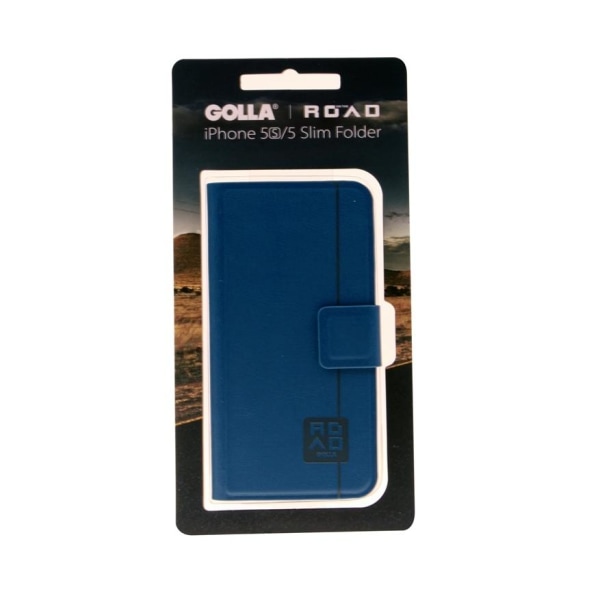 GOLLA ROAD Mobil Booklet Andie Blå iPhone 5/5s/SE G1599 Blå