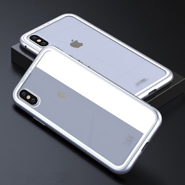 CAFELE iPhone X/XS lasikotelo magneetilla hopea Silver