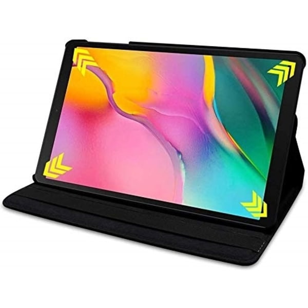 Etui til Samsung S7 T870 11"", Drejbar 360°, Sort Svart