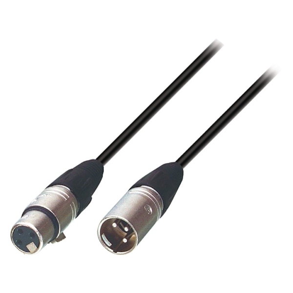 Tasker Højttalerkabel XLR 3-Pin Han - XLR 3-Pin Hun 3.00 m Sort