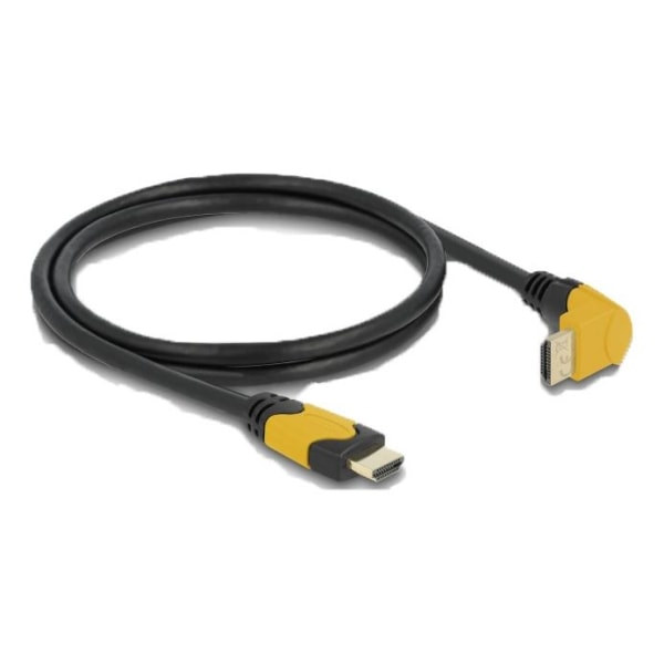 Delock High Speed HDMI cable male straight to male 90° upwards angled