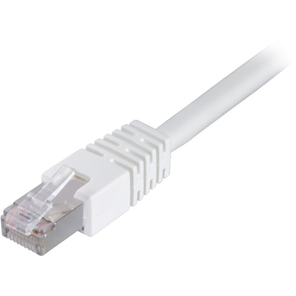 DELTACO F/UTP Cat6 laitekaapeli 0.3m, valk