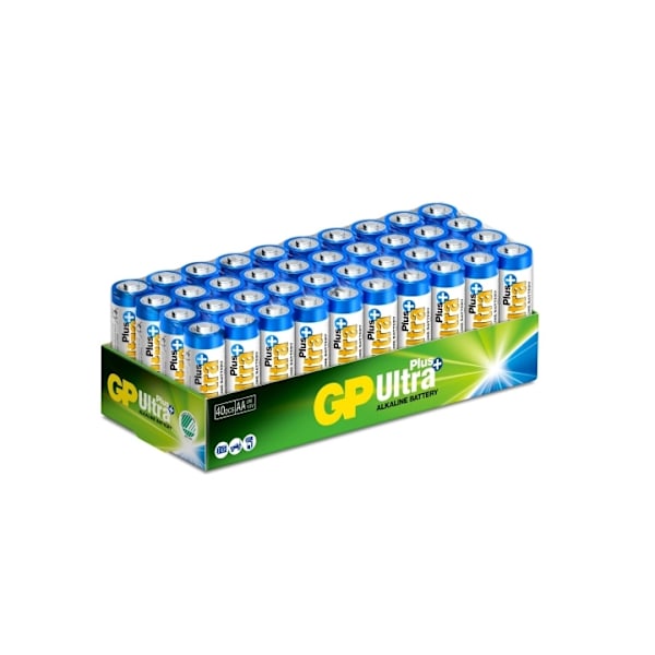 GP Ultra Plus Alkaline AA 40 Pack (S)