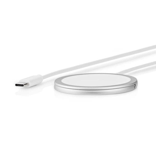 Nedis Trådlös laddning | Ställ | 5 / 7.5 / 10 / 15 W | 1.0 / 1.1 / 1.67 / 2 A | Kabel ingår | USB Type-C™ | 1.00 m