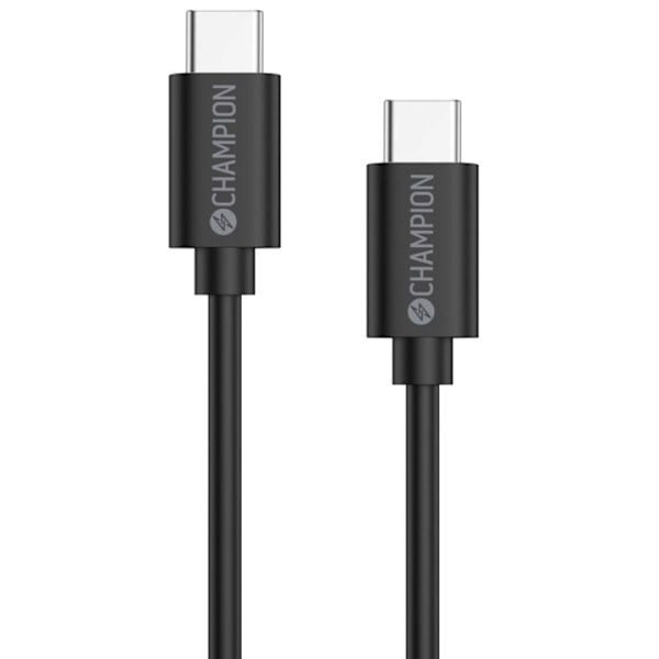 Champion USB-C Kabel 60W 3m Sort