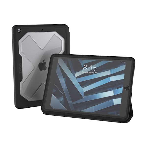 Zagg Rugged Messenger Case Apple Ipad 10.2 Fg Charcoal Svart
