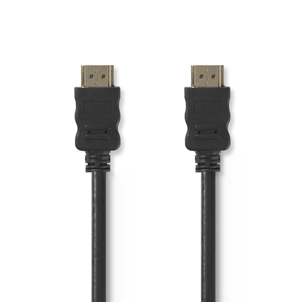 Nedis High Speed ​​HDMI ™ kabel med Ethernet | HDMI™ Stik | HDMI™ Stik | 4K@30Hz | 18 Gbps | 40.0 m | Runde | PVC | Sort | Mærke