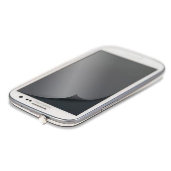 WD 3,5mm-pin inkl. Samsung galaxy S3 glitterskärmskydd, vit (420