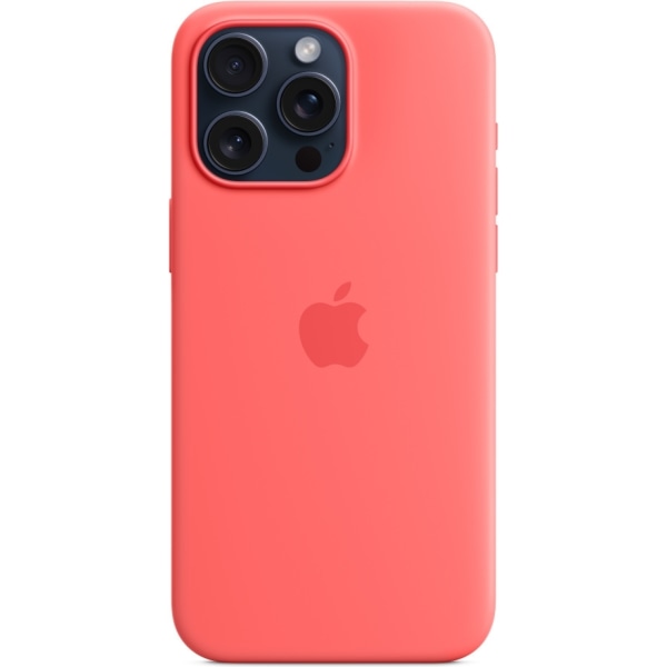 Apple iPhone 15 Pro Max silikonikuori MagSafella, guavanpinkki Rosa