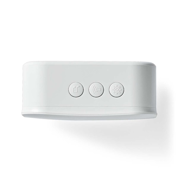 Nedis SmartLife Ringklocka | 433 MHz | Tillbehör till: WIFICDP10GY / WIFICDP30WT / WIFICDP40CWT | Batteridriven / USB ström | 4 Ljud | 4.5 V DC / 5 V